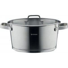 Pyramis Steel Line Βαθιά Ανοξείδωτη Κατσαρόλα 4.7lt / 26cm 014006001